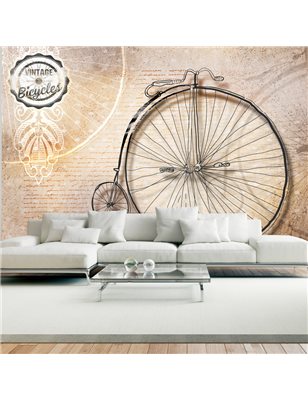 Fotomurale  Vintage bicycles  sepia